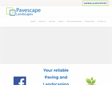 Tablet Screenshot of pavescapes.com.au